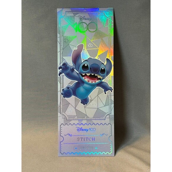 Lilo and Stitch Disney100 Kakawow Refractor Ticket Jumbo Card Lmt. Edition 149 - Picture 1 of 6